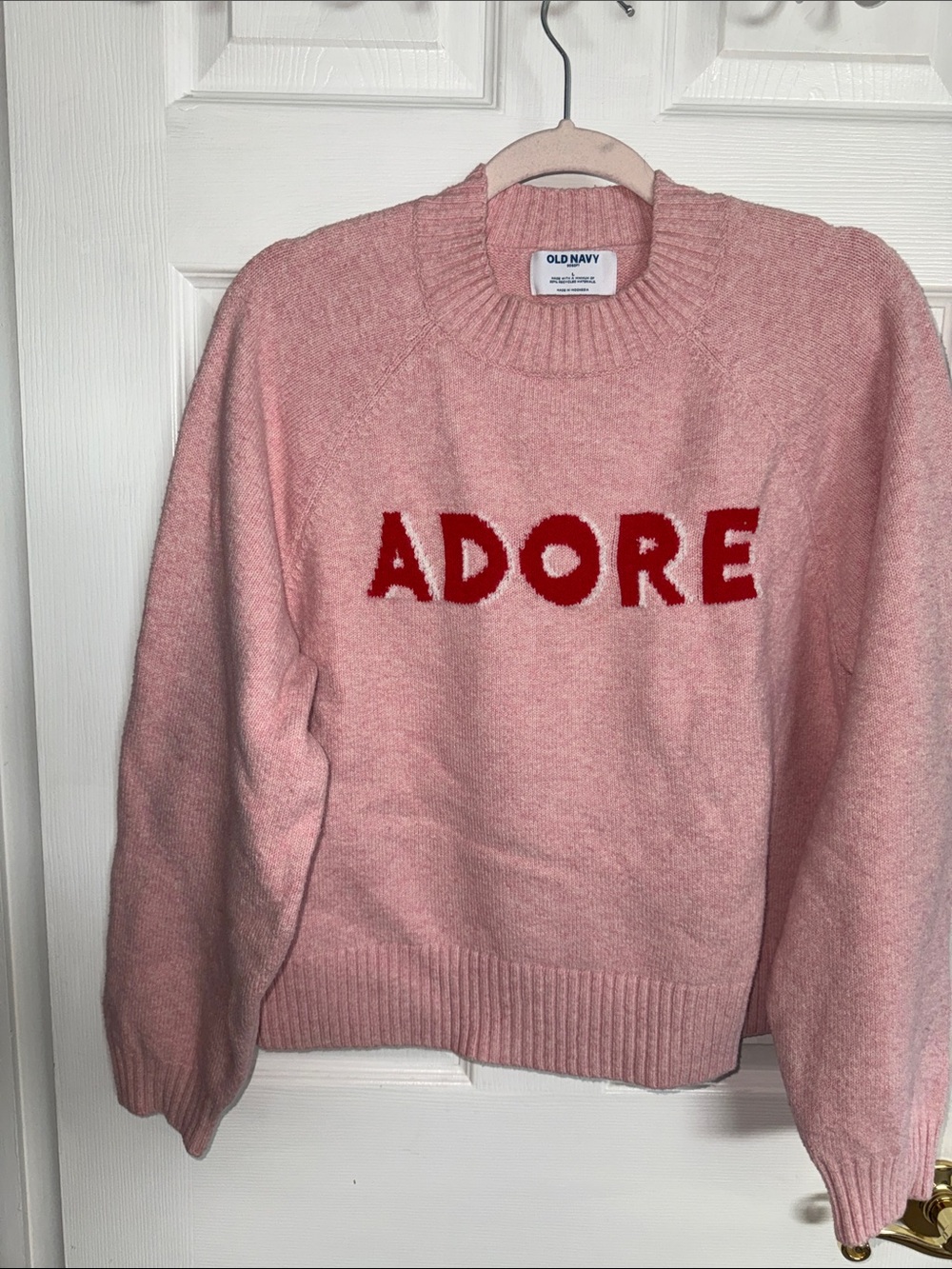 Old Navy SoSoft Loose Crewneck Graphic Sweater Size L
